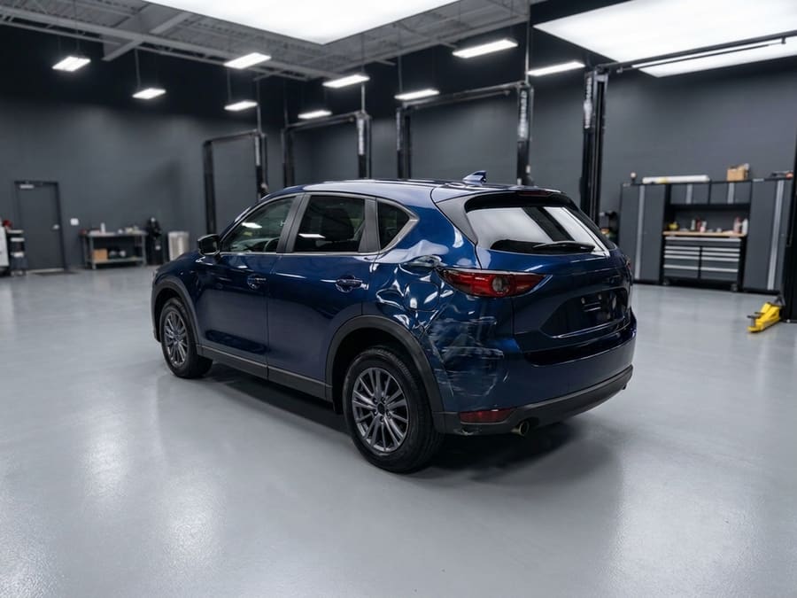 מאזדה CX-5, 2021 לפני התיקון, עם הנזק